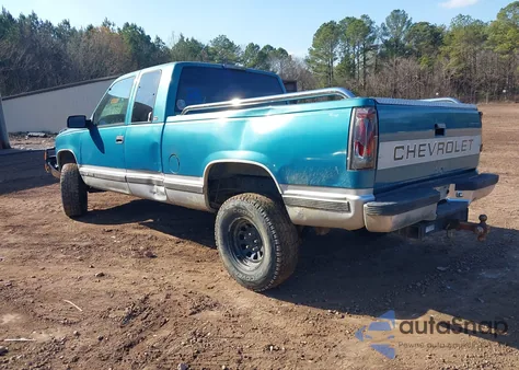 1997 Chevrolet C1500 Fleetside from USA, damaged, VIN 2GCEC19R1V1136654